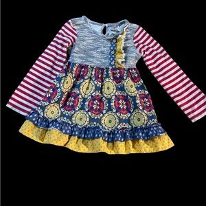 Counting Daisies Blue and Yellow Kids Shirt